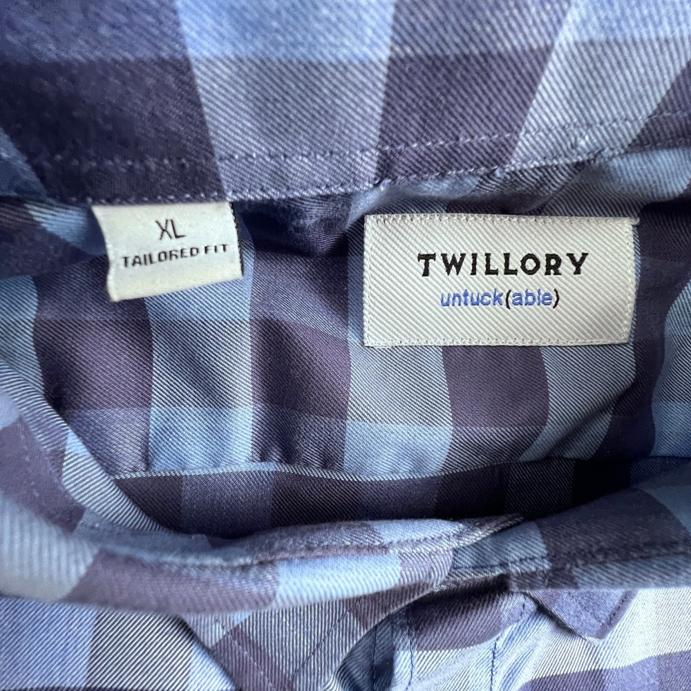 Twillory Plaid Untuckable Performance Button Down… - image 7